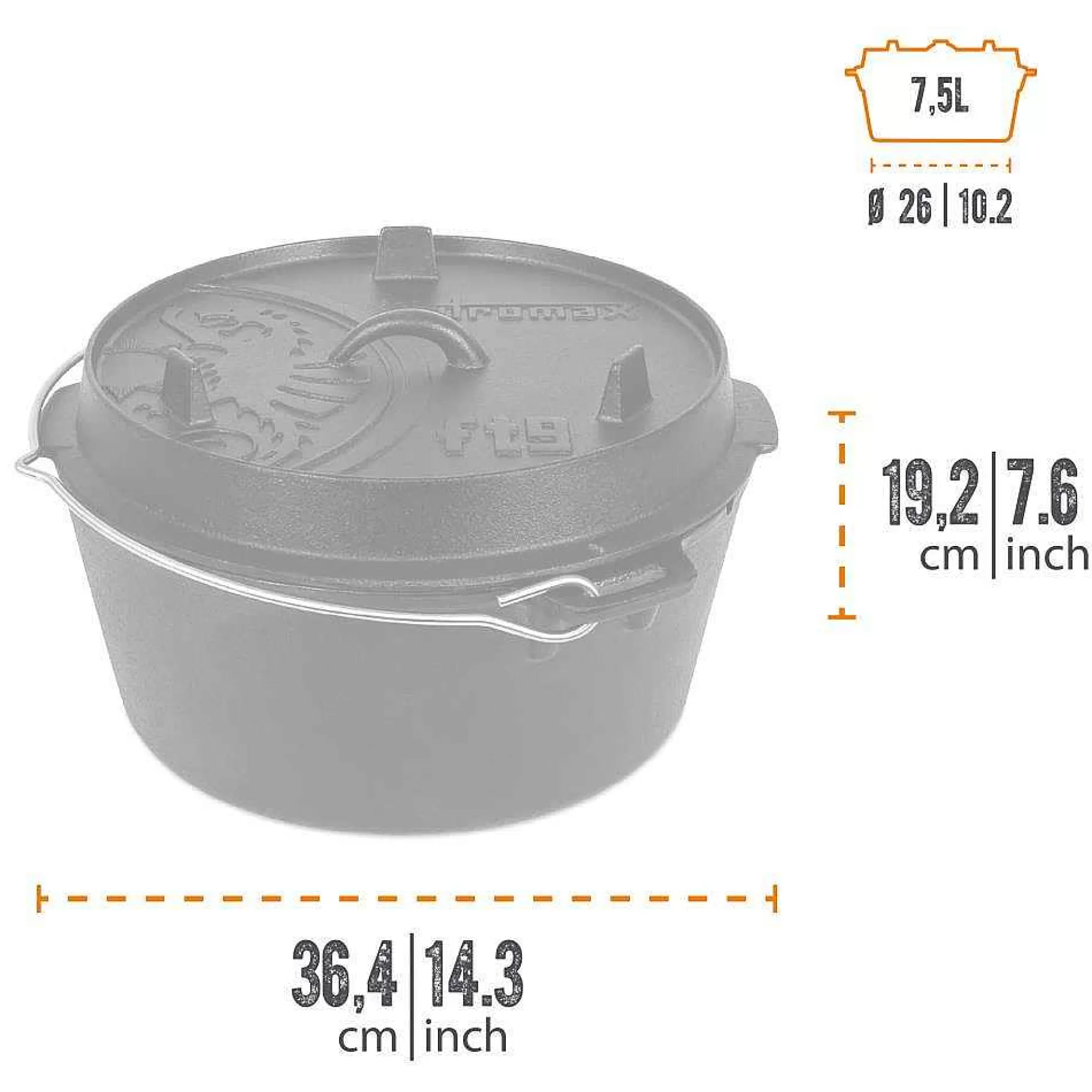 Petromax Bbqpit Bundle 2 - Olla De Fuego Grande Y Pasta De Cuidado | Juegos De Horno Holandés