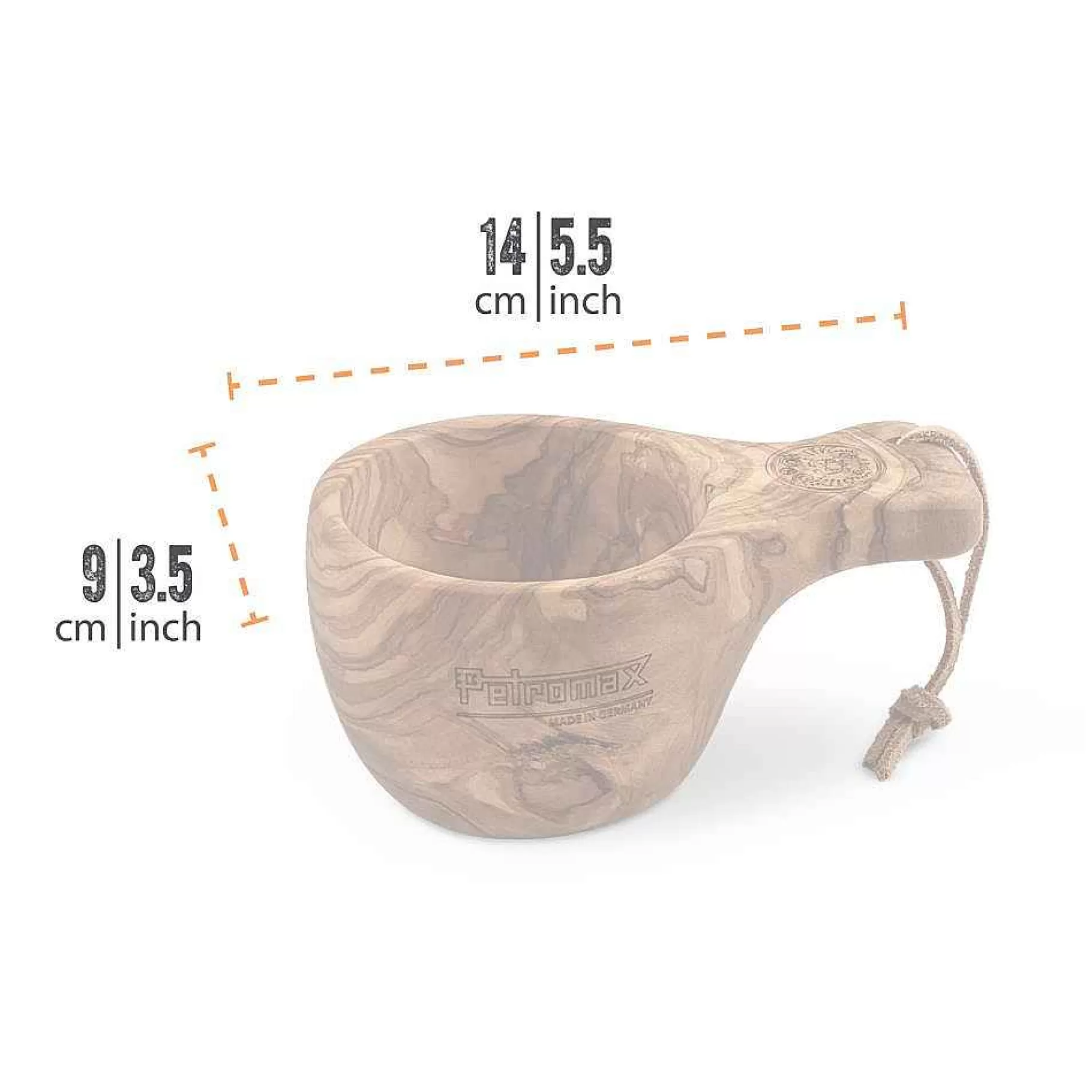 Petromax Taza Kuksa Madera De Olivo | Cuchilleria